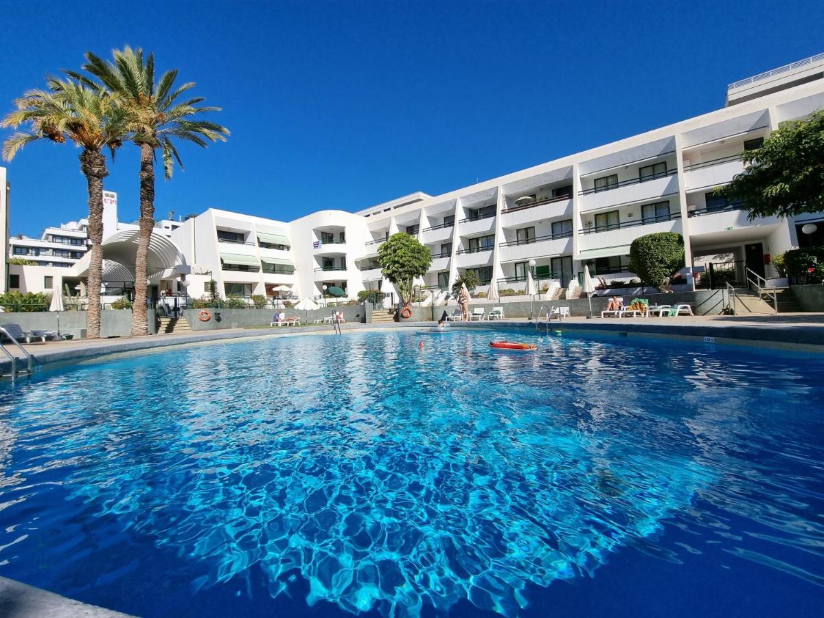 Apartment Casa Palmera Only 150 Meters To The Beach, Heated Pool, Wifi, Sat-Tv, Balcony With Poolview Arona  Eksteriør billede