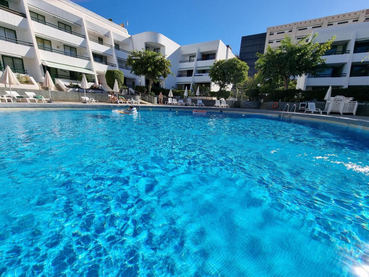 Apartment Casa Palmera Only 150 Meters To The Beach, Heated Pool, Wifi, Sat-Tv, Balcony With Poolview Arona  Eksteriør billede