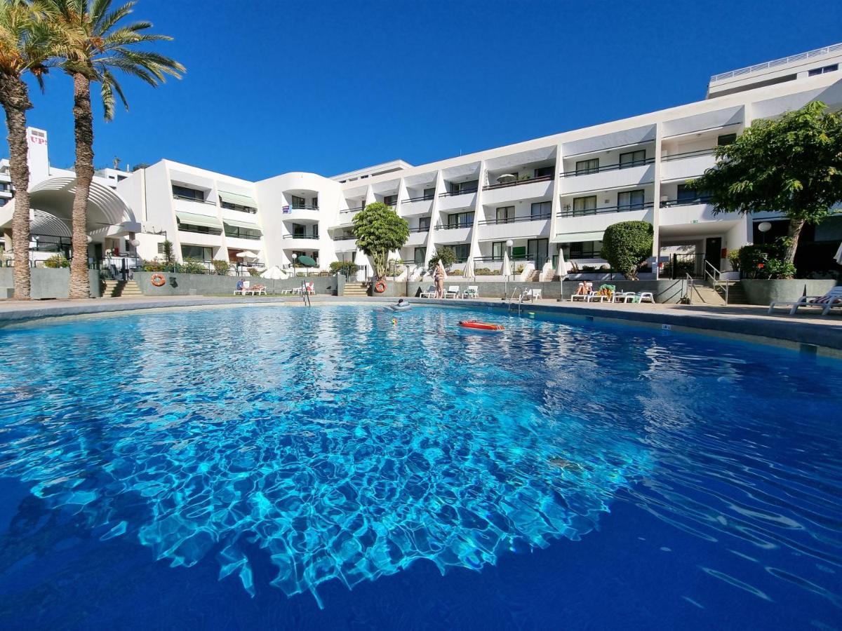 Apartment Casa Palmera Only 150 Meters To The Beach, Heated Pool, Wifi, Sat-Tv, Balcony With Poolview Arona  Eksteriør billede